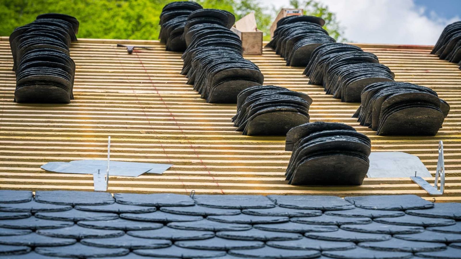 Slate Roof Installation